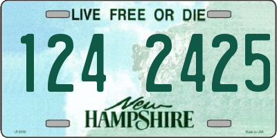 NH license plate 1242425