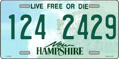 NH license plate 1242429