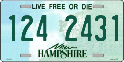 NH license plate 1242431