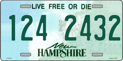 NH license plate 1242432