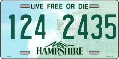 NH license plate 1242435