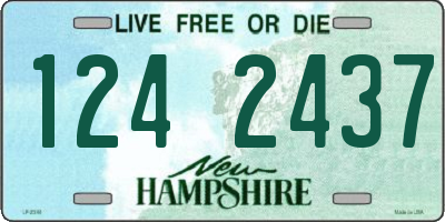 NH license plate 1242437