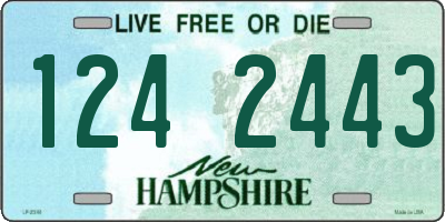 NH license plate 1242443