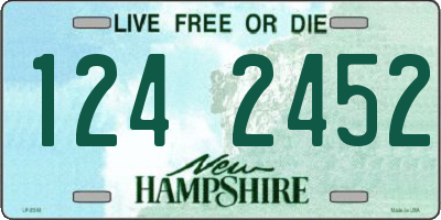 NH license plate 1242452