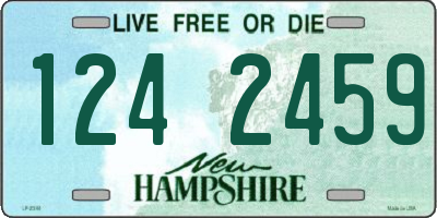 NH license plate 1242459