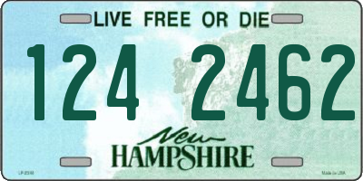 NH license plate 1242462