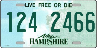 NH license plate 1242466