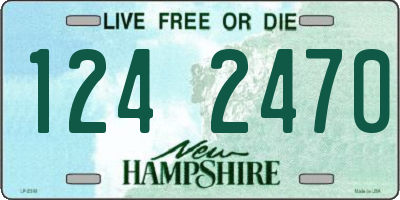 NH license plate 1242470