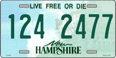 NH license plate 1242477