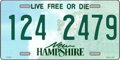 NH license plate 1242479