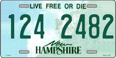NH license plate 1242482