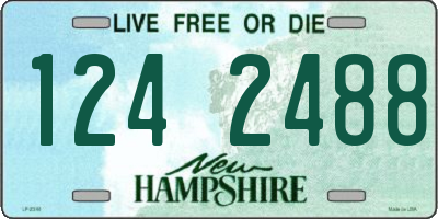 NH license plate 1242488
