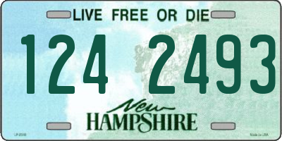 NH license plate 1242493