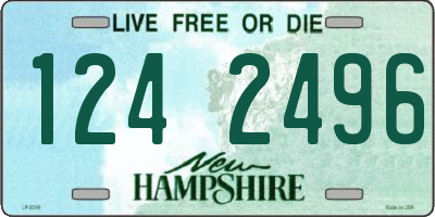 NH license plate 1242496