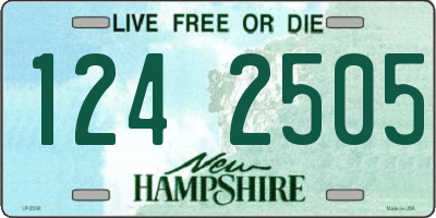 NH license plate 1242505