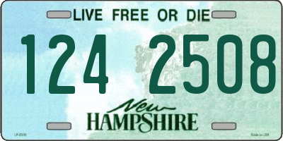 NH license plate 1242508