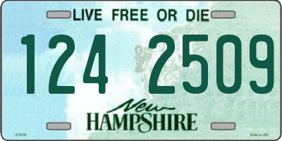 NH license plate 1242509