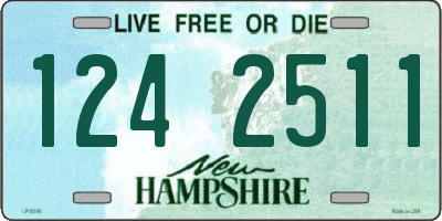 NH license plate 1242511