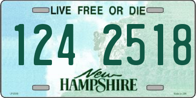 NH license plate 1242518