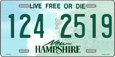 NH license plate 1242519