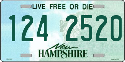 NH license plate 1242520