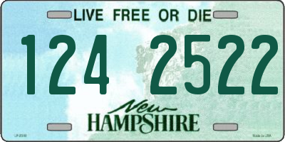 NH license plate 1242522