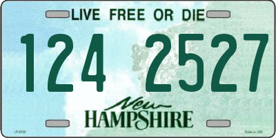 NH license plate 1242527