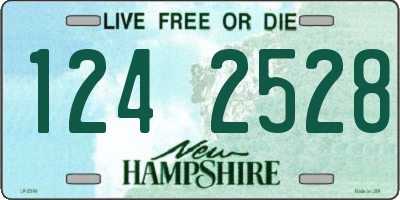 NH license plate 1242528