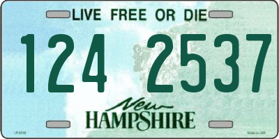 NH license plate 1242537