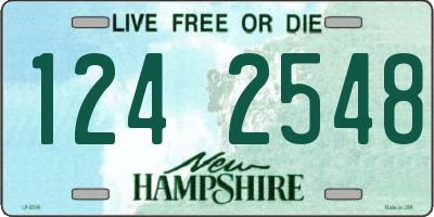 NH license plate 1242548