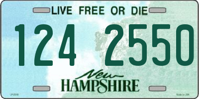 NH license plate 1242550