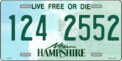 NH license plate 1242552