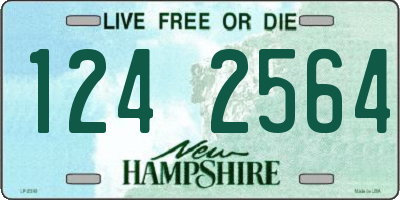 NH license plate 1242564