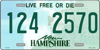 NH license plate 1242570