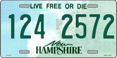 NH license plate 1242572