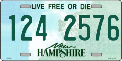 NH license plate 1242576