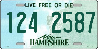 NH license plate 1242587