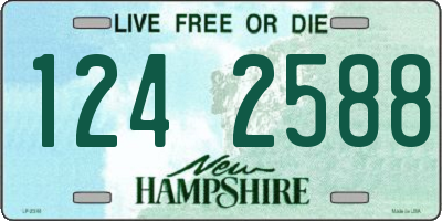 NH license plate 1242588