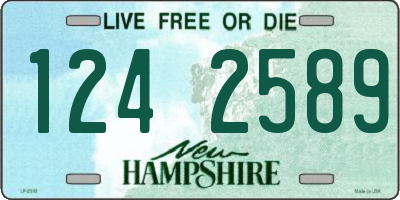 NH license plate 1242589