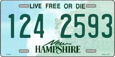 NH license plate 1242593