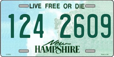 NH license plate 1242609