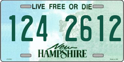 NH license plate 1242612