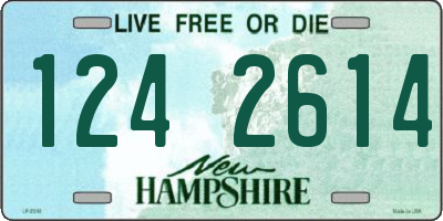 NH license plate 1242614