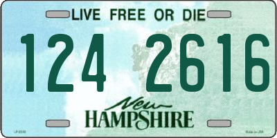 NH license plate 1242616