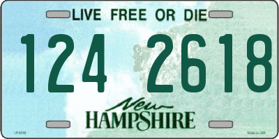 NH license plate 1242618