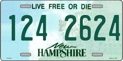 NH license plate 1242624