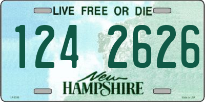 NH license plate 1242626