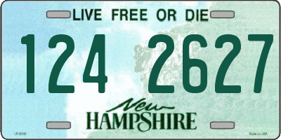 NH license plate 1242627