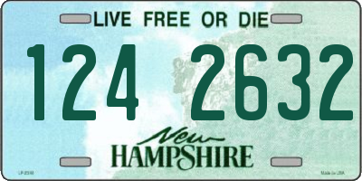 NH license plate 1242632