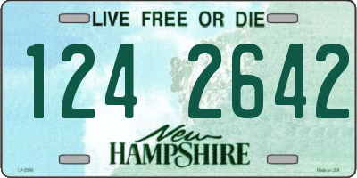 NH license plate 1242642